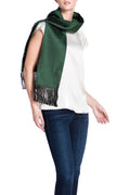 JANE CARR Jacquard Micro Dot Scarf-Scarves-Wardrobe Apparel