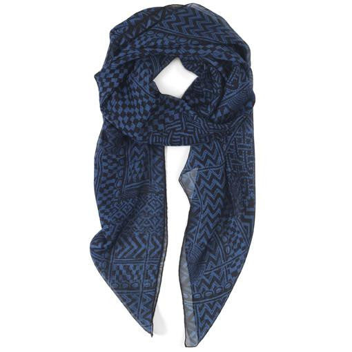 JANE CARR Kuba Square Scarf-Scarves-Wardrobe Apparel