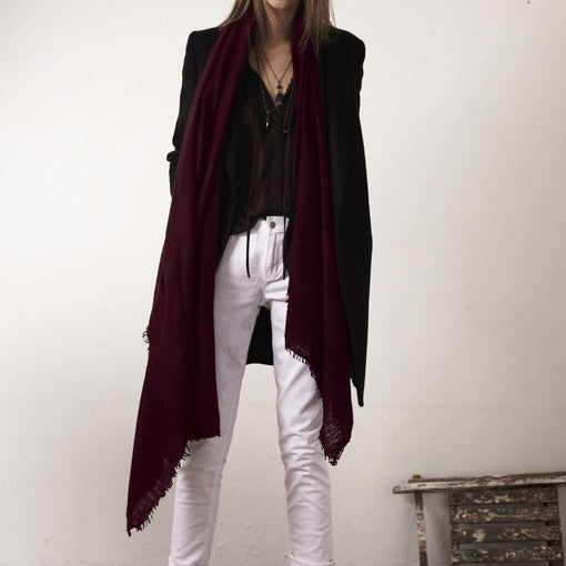 JANE CARR Luxe Cashmere Scarf-Scarves-Wardrobe Apparel