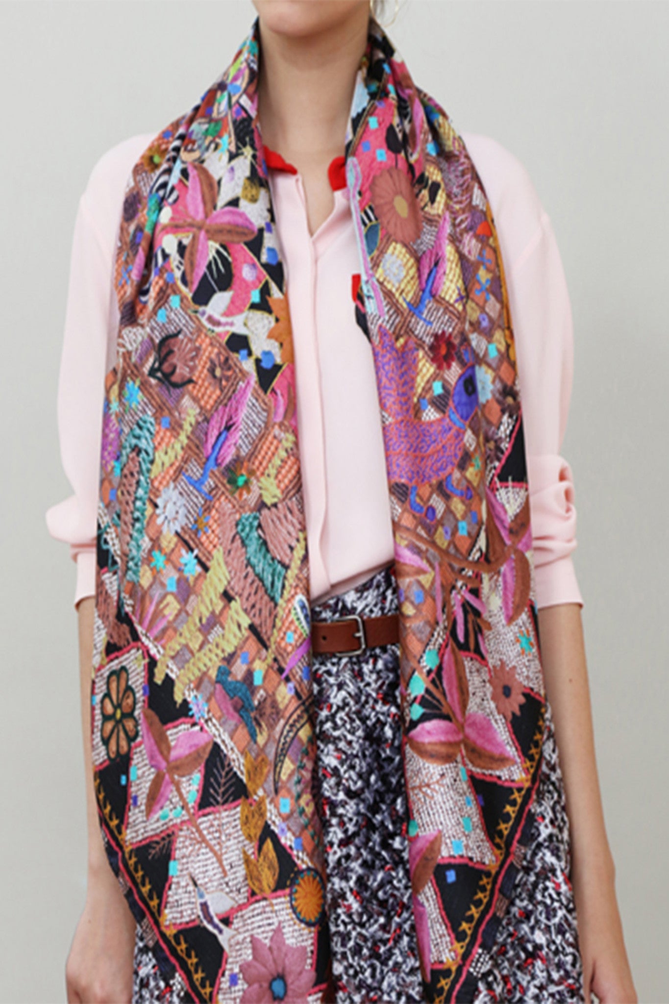 JANE CARR Souk Square Scarf-Scarves-Wardrobe Apparel