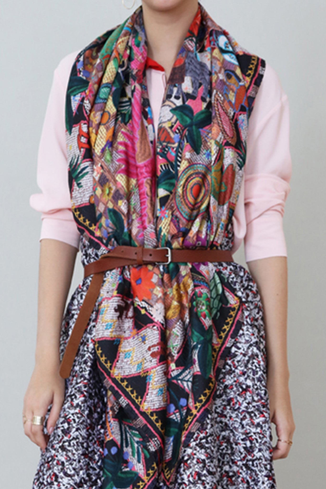 JANE CARR Souk Square Scarf-Scarves-Wardrobe Apparel