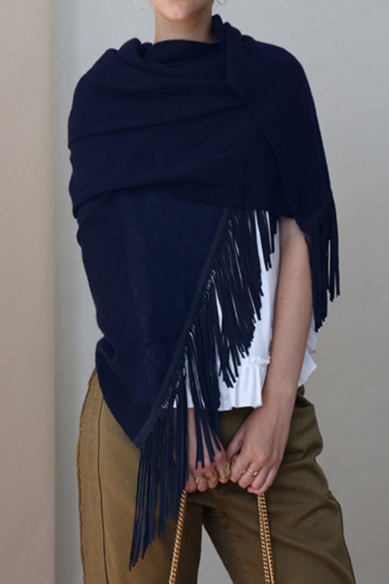 JANE CARR Gaucho Wrap Scarf-Scarves-Wardrobe Apparel