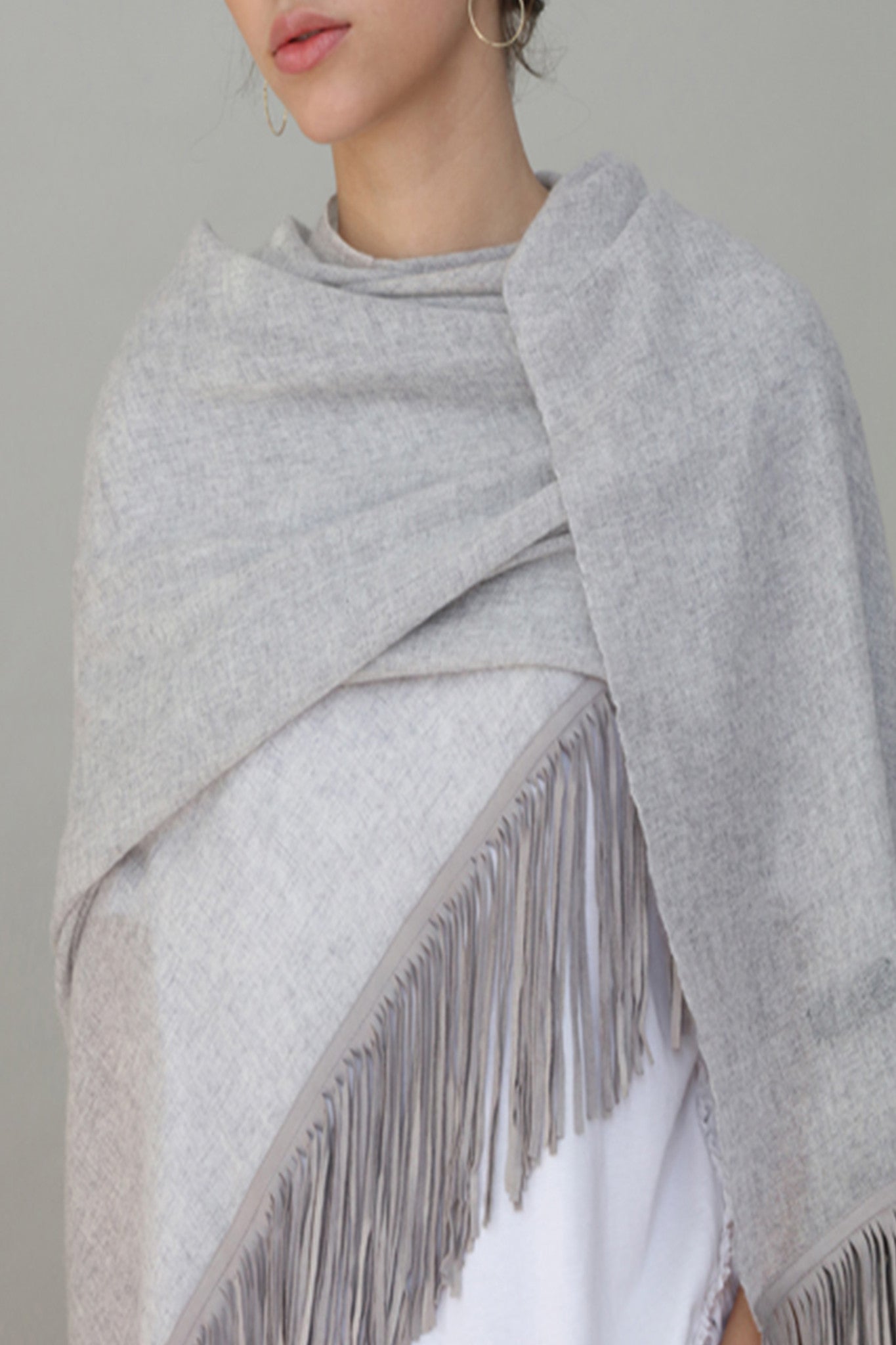 JANE CARR Gaucho Wrap Scarf-Scarves-Wardrobe Apparel