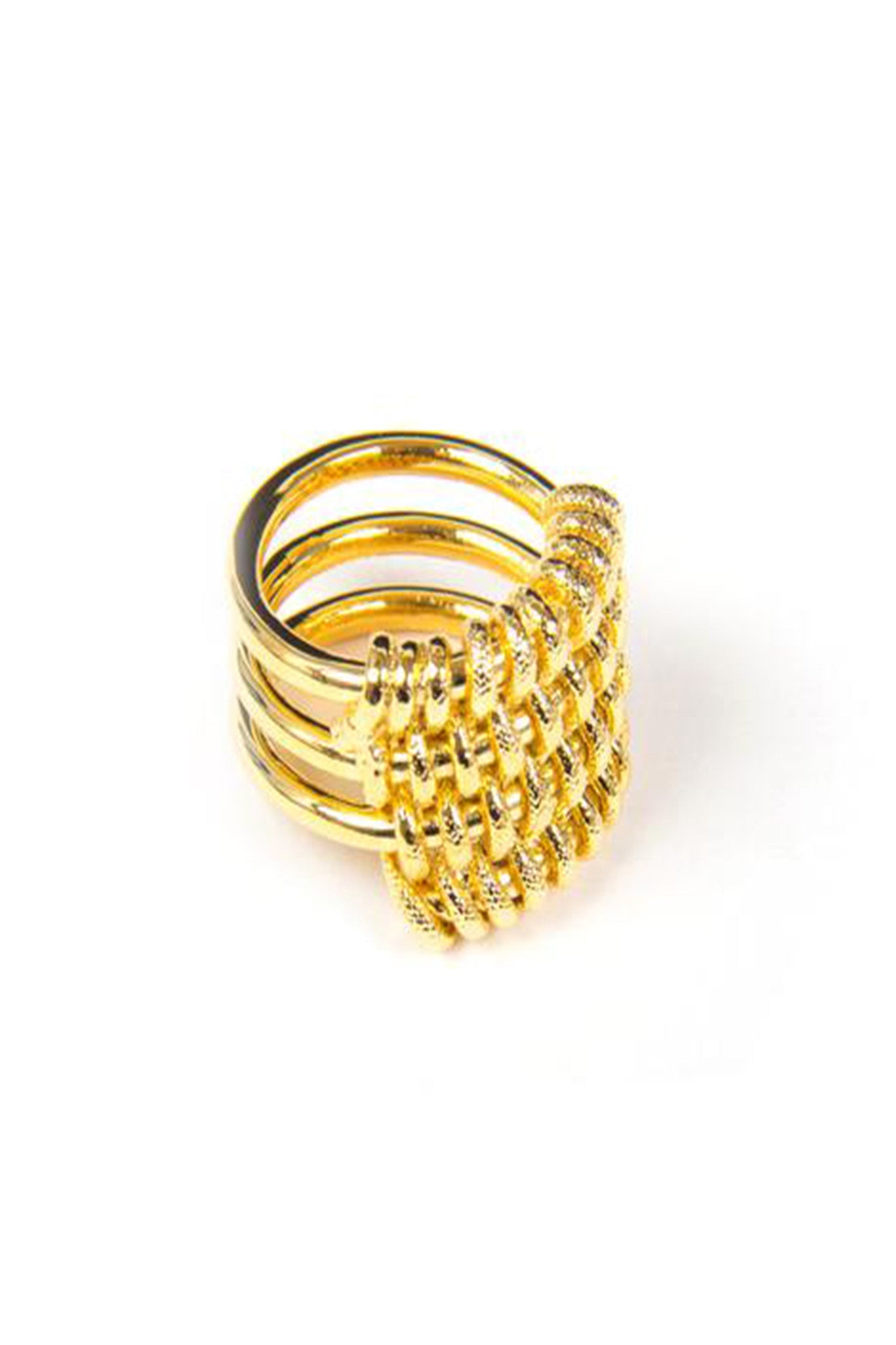 WXYZ Basket Ring-Jewellery-Wardrobe Apparel