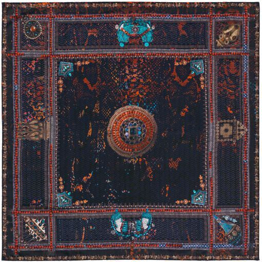 JANE CARR Pallenberg Foulard Scarf-Scarves-Wardrobe Apparel
