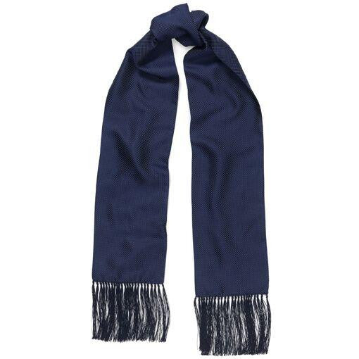 JANE CARR Jacquard Micro Dot Scarf-Scarves-Wardrobe Apparel