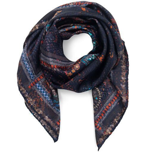 JANE CARR Pallenberg Foulard Scarf-Scarves-Wardrobe Apparel